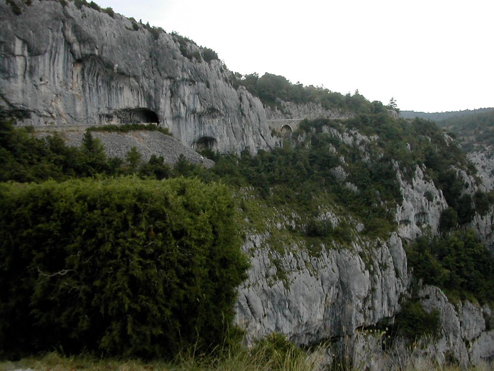 Felsenwand Gorges d.l.N.